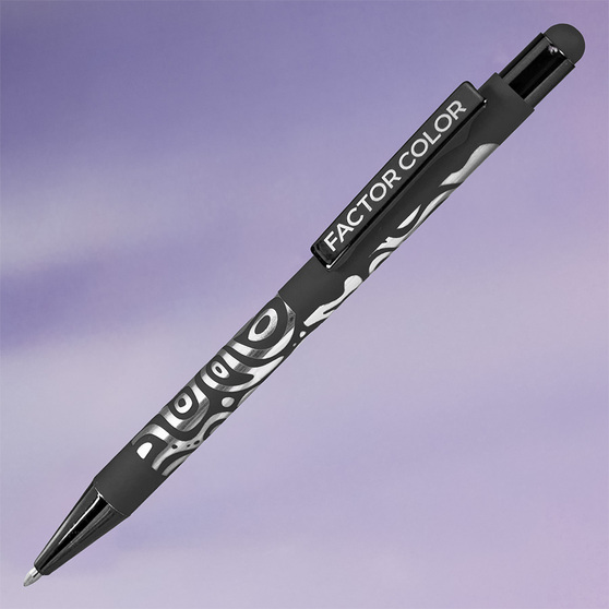 Ручка шариковая FACTOR COLOR со стилусом-1
