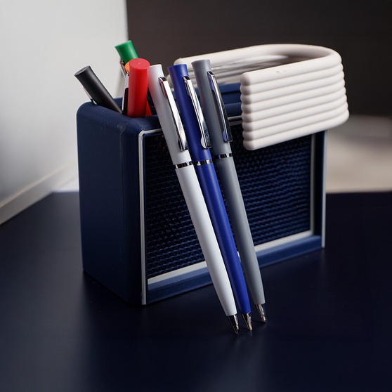 Ручка шариковая N10, красный, пластик, металл-5