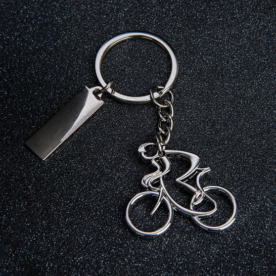 Брелок SILV CYCLIST; 4,0 x 4,0 x 0,4 см; металл-3