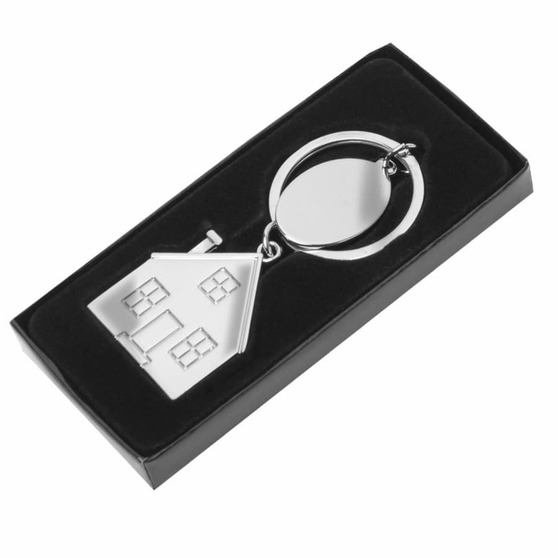 Брелок SILV HOME; 3,97 x 3,3 x 0,3 см; металл-2