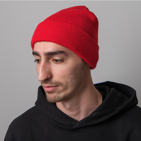 Шапка вязаная двойная ESSENTIAL-3