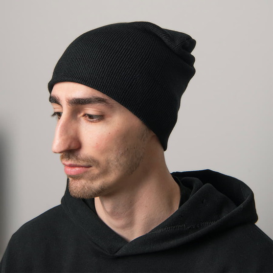 Шапка вязаная двойная ESSENTIAL-4