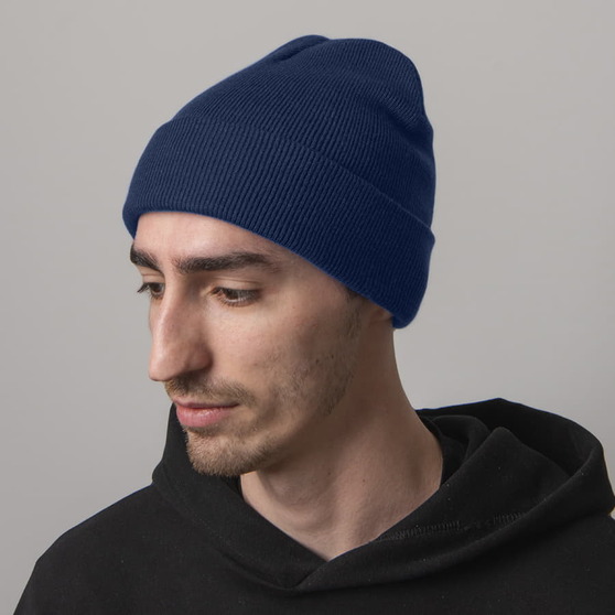 Шапка вязаная двойная ESSENTIAL-3