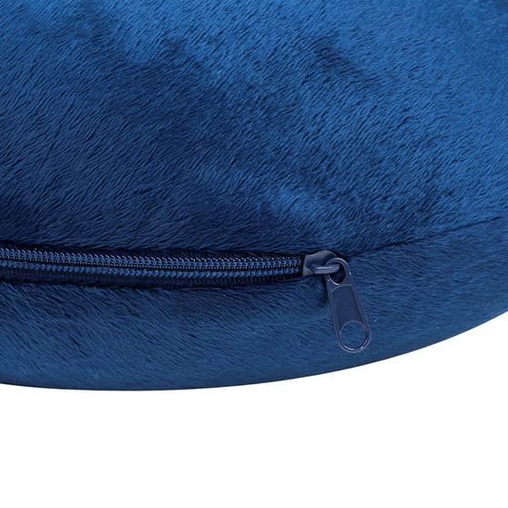 Подушка дорожная "SOFT"; memory foam, микрофибра синий-2