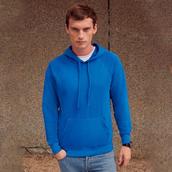 Толстовка без начеса LIGHTWEIGHT HOODED SWEAT 240-1