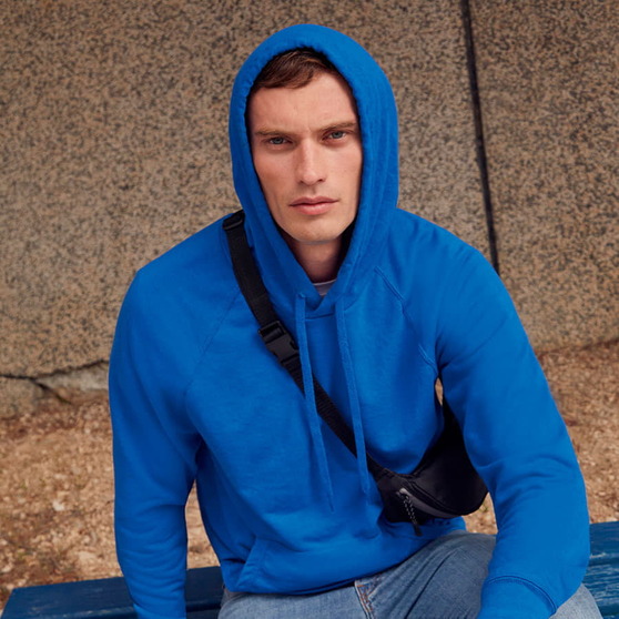 Толстовка без начеса LIGHTWEIGHT HOODED SWEAT 240-2