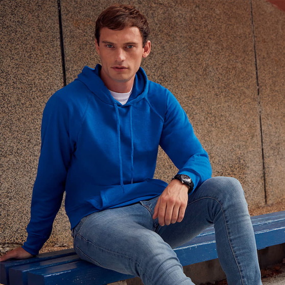 толстовка, худи, hoodieТолстовка без начеса LIGHTWEIGHT HOODED SWEAT 240-3