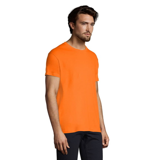 Футболка мужская IMPERIAL, оранжевый, 2XL, 100% х/б, 190 г/м2-5