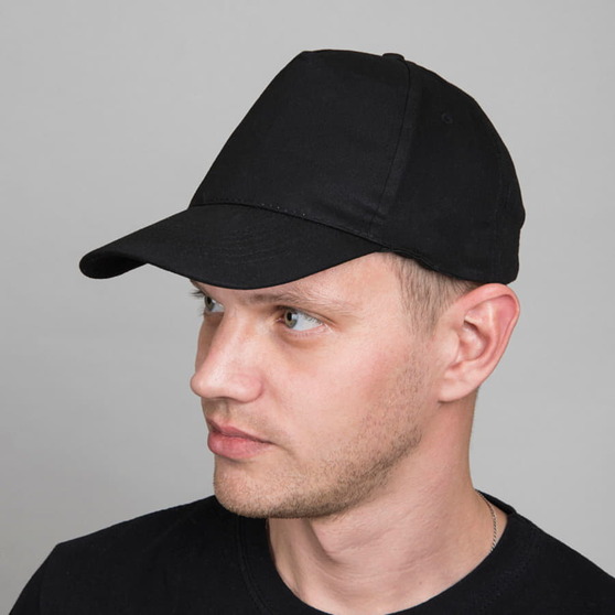 Бейсболка LIGHT, 5 клиньев, застежка на липучке-2