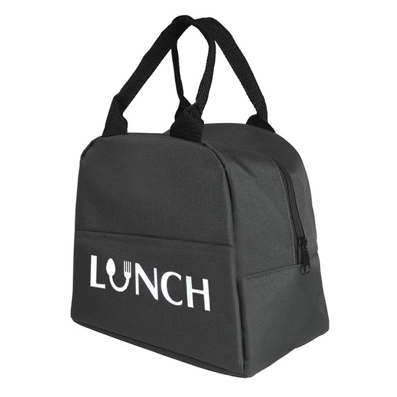 Термосумка "LUNCH", чёрный, 25 x 21 x 17 см, полиэстер 600D-5