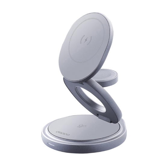 Беспроводная зарядная станция 3 в 1 MagSafe Rotation QI складная-2