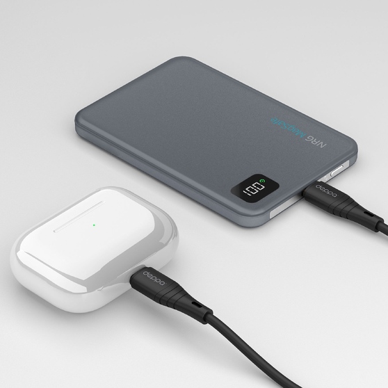 Внешний АКБ NRG MageSafe Alum 5000 мА-ч, 15Вт QI-2