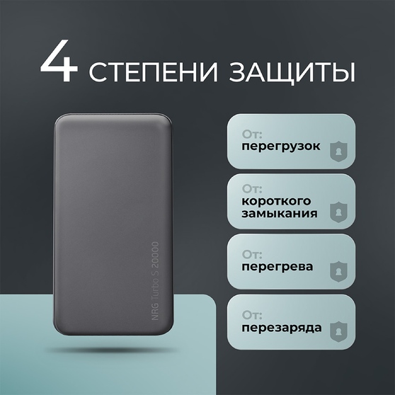 Внешний АКБ NRG Turbo S 20000 mAh, 20Вт-5