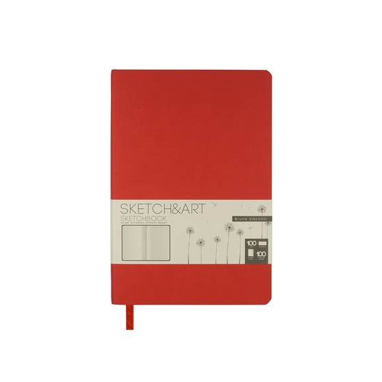 Скетчбук А5 «Sketch & Art» 100 г/м2, soft-touch-1