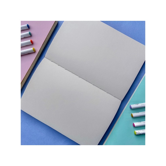 Скетчбук А5 «Sketch & Art» 100 г/м2, soft-touch-4