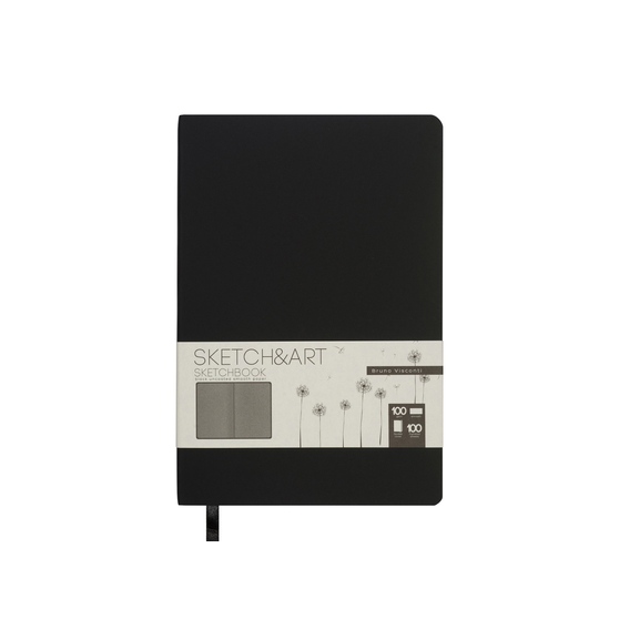Скетчбук А5 «Sketch & Art» 100 г/м2, soft-touch-1