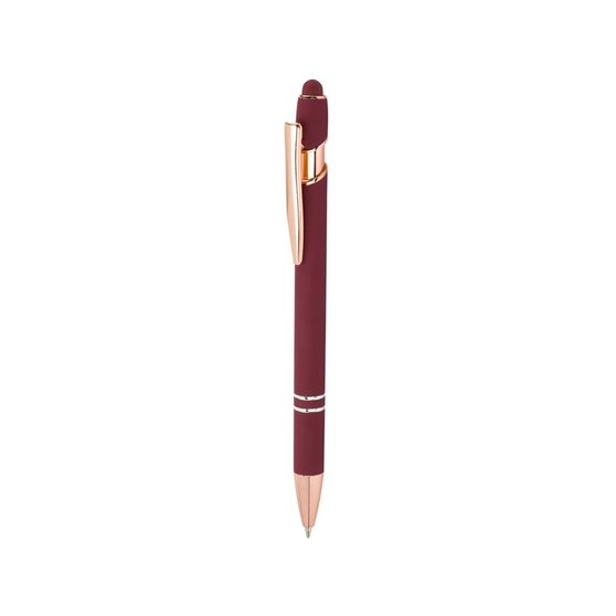 Ручка шариковая с отделкой из розового золота «Nanna»-3