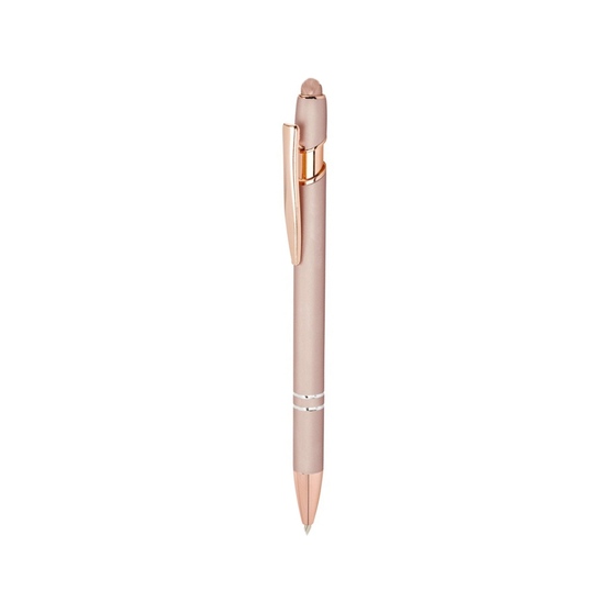 Ручка шариковая с отделкой из розового золота «Nanna»-3