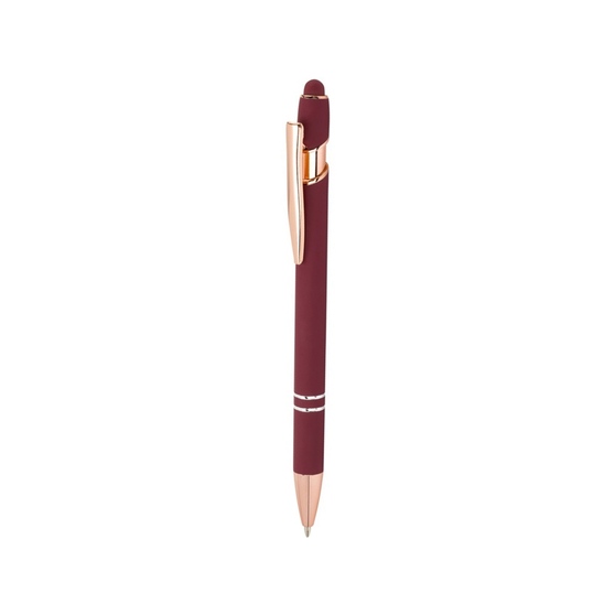 Ручка шариковая с отделкой из розового золота «Nanna»-3