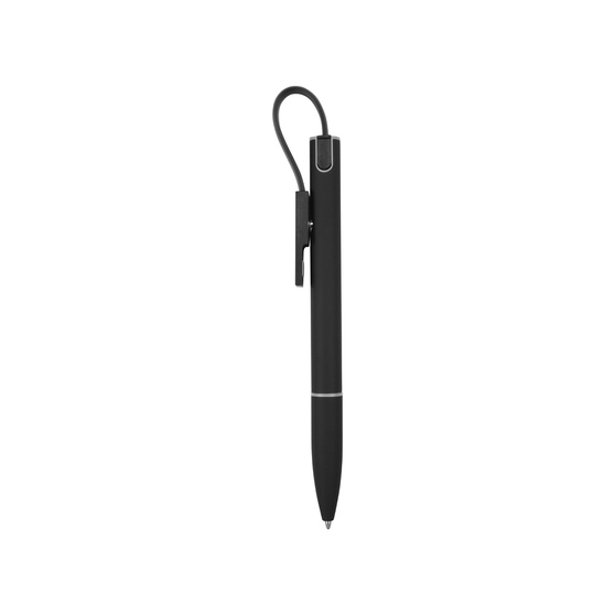 Ручка металлическая шариковая «Connect» с кабелем USB 2 в 1-2