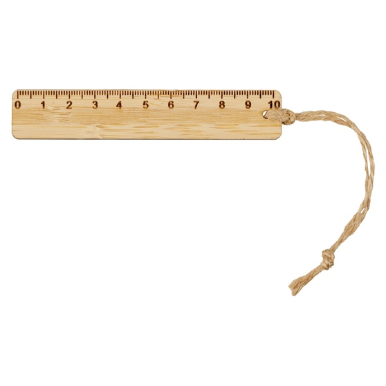 Закладка с линейкой из бамбука «Bookmark»-1