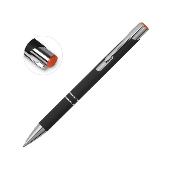 Ручка металлическая шариковая «Legend Mirror Gum» soft-touch-1