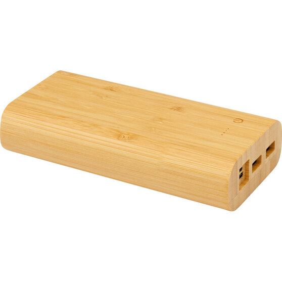 Портативное зарядное устройство «Tulda» из бамбука, 20000 mAh-3