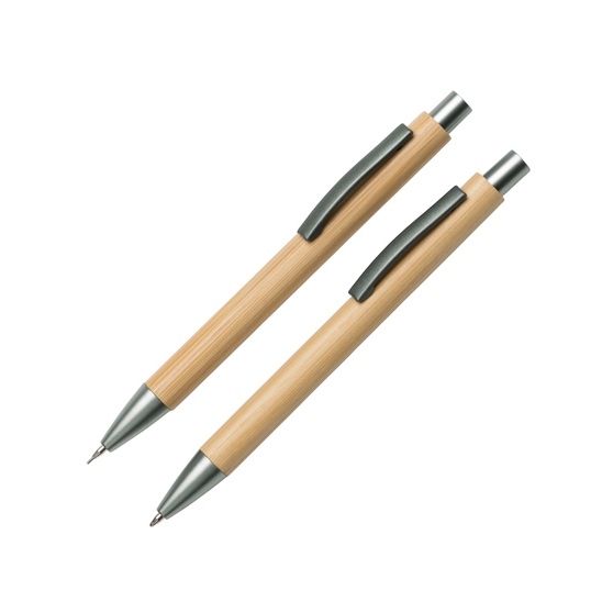 Подарочный набор «Tender bamboo» с шариковой ручкой и механическим карандашом из бамбука-1
