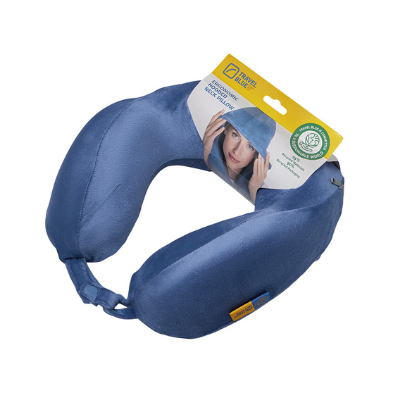 Подушка для путешествий с капюшоном «Hooded Tranquility Pillow»-3