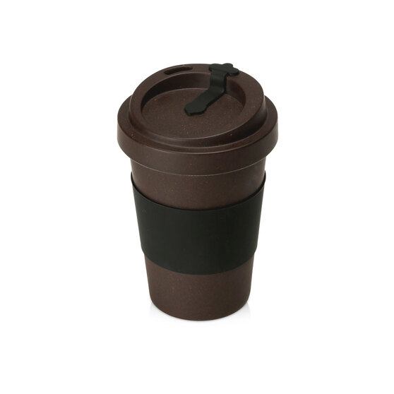 Стакан из кофе с силиконовой манжетой «Latte»-1