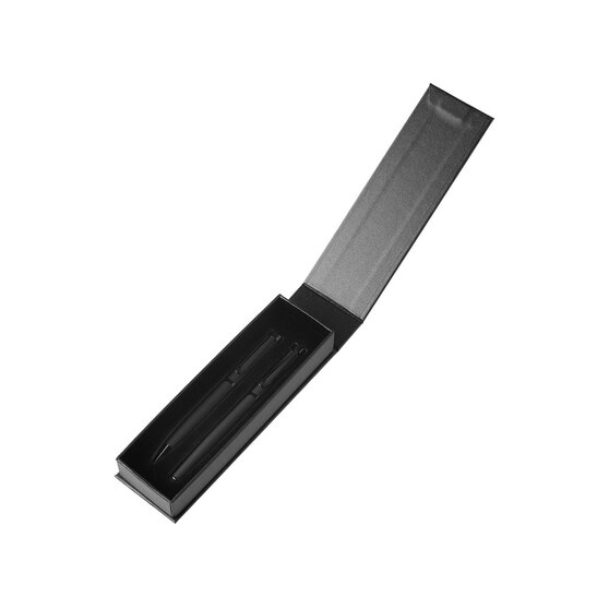 Подарочный набор из 2-х ручек «Black Lama» soft-touch-1