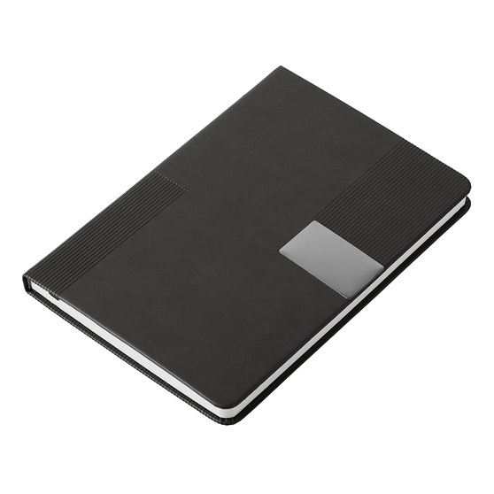 Подарочный набор «Tesla» с блокнотом А5, ручкой и пауэрбенком на 10 000 mAh-5