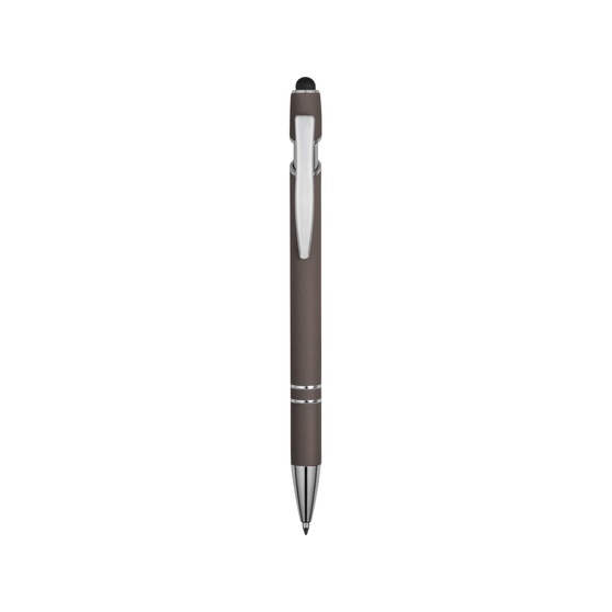 Ручка-стилус металлическая шариковая «Sway» soft-touch-1