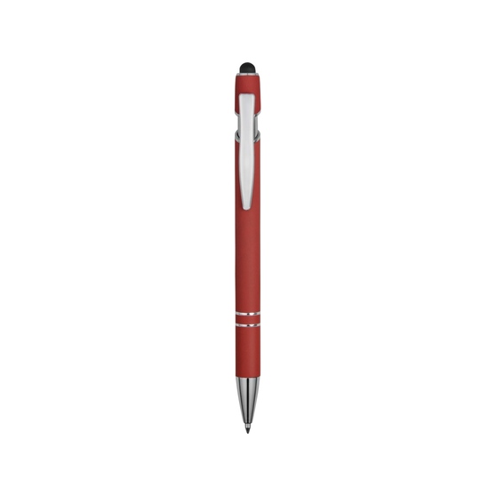 Ручка-стилус металлическая шариковая «Sway» soft-touch-1