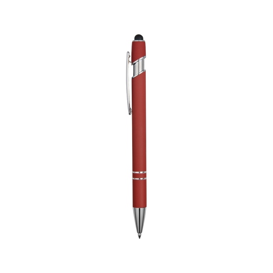 Ручка-стилус металлическая шариковая «Sway» soft-touch-2