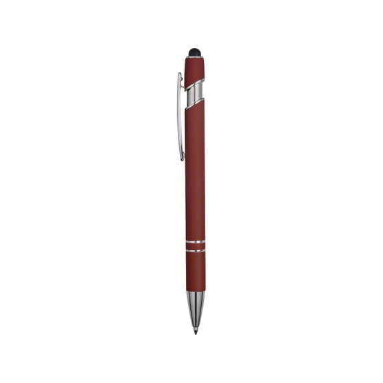 Ручка-стилус металлическая шариковая «Sway» soft-touch-2