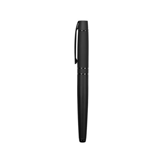 Ручка металлическая роллер «Vip R Gum» soft-touch с зеркальной гравировкой-5