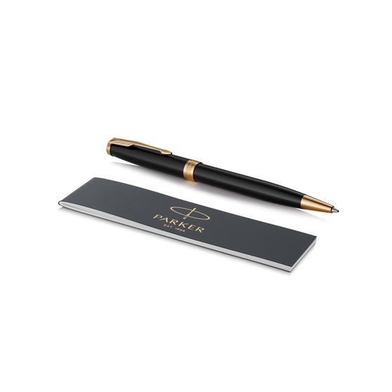 Ручка шариковая Parker «Sonnet Core Black Lacquer GT»-2