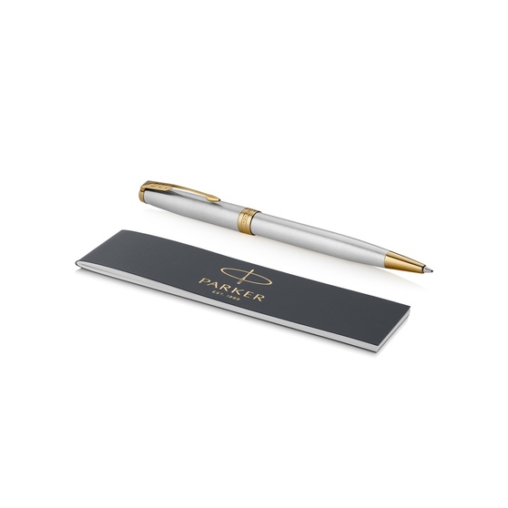 Ручка шариковая Parker «Sonnet Core Stainless Steel GT»-2