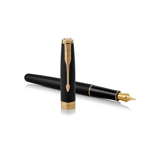 Ручка перьевая Parker «Sonnet Matt Black GT»-1
