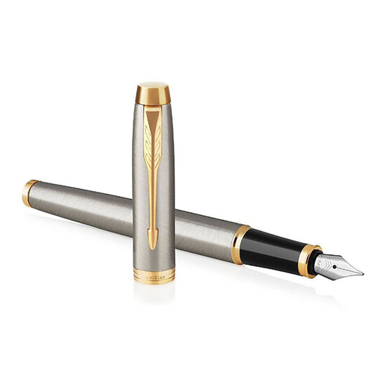 Ручка перьевая Parker «IM Metal Brushed Metal GT»-2