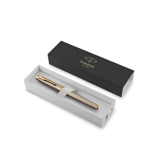 Ручка перьевая Parker «IM Metal Brushed Metal GT»-4