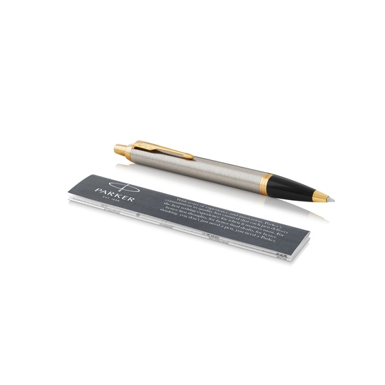 Ручка шариковая Parker «IM Core Brushed Metal GT»-1