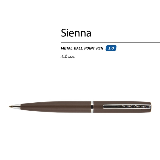 Ручка металлическая шариковая «Sienna», софт-тач-1