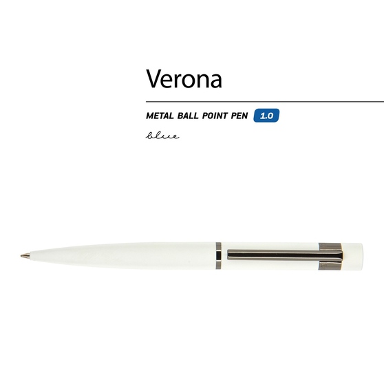 Ручка металлическая шариковая «Verona», софт-тач-1
