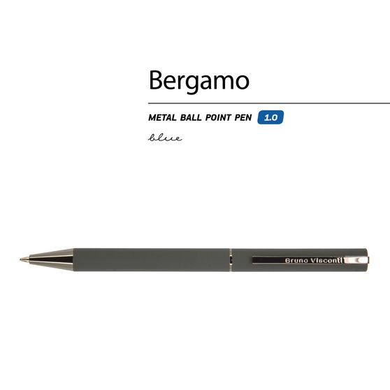 Ручка металлическая шариковая «Bergamo»-1