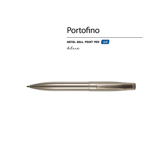 Ручка металлическая шариковая "Portofino", шампань-1