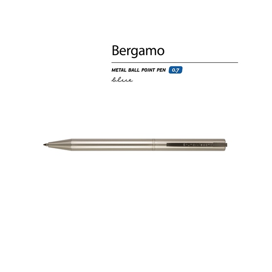 Ручка металлическая шариковая «Bergamo»-1