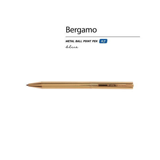 Ручка металлическая шариковая «Bergamo»-1