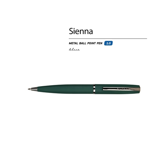 Ручка металлическая шариковая «Sienna», софт-тач-1